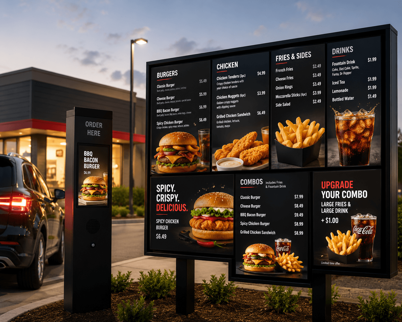 Drive-Thru Menu Board
