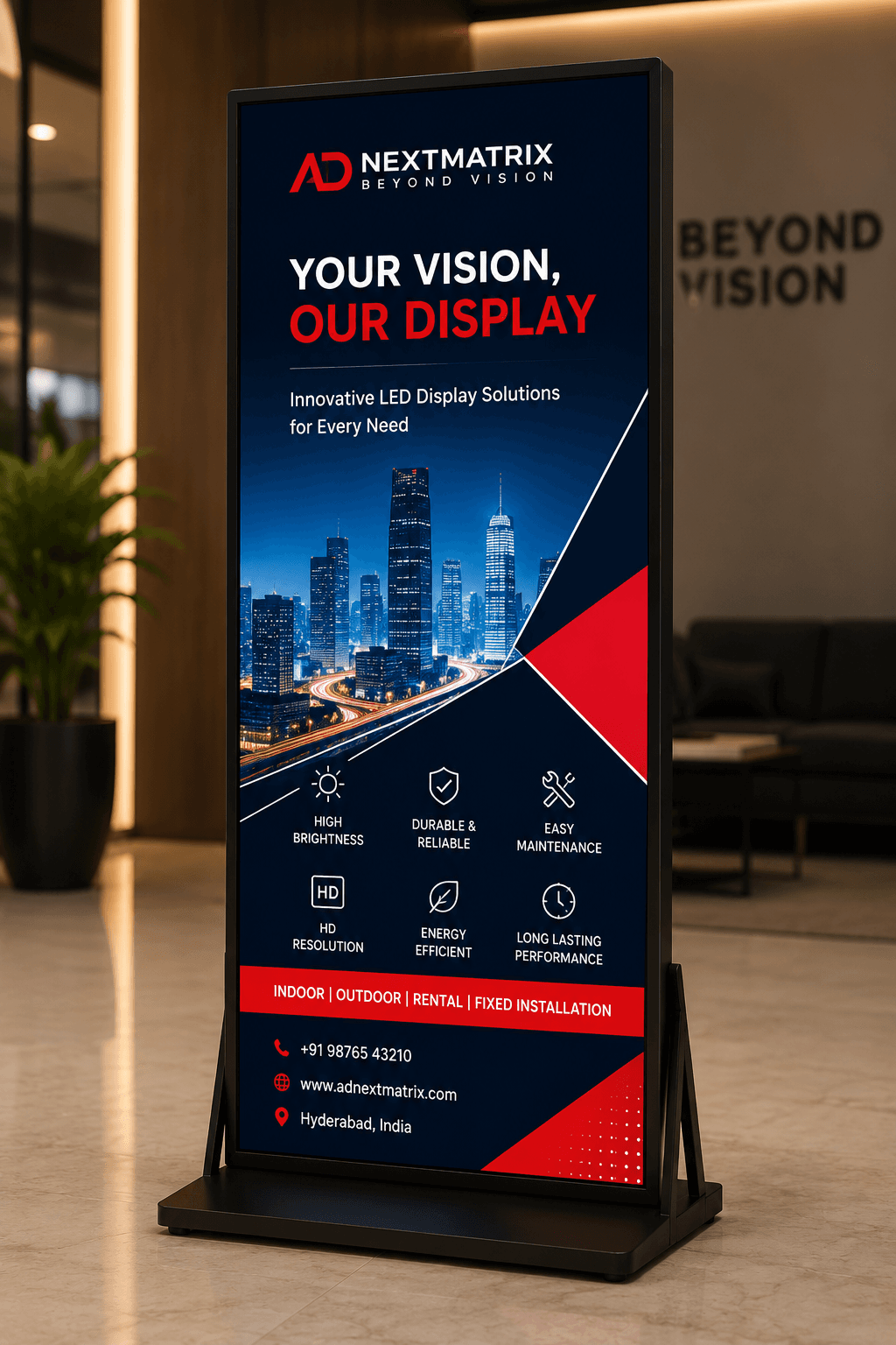 LED Standees